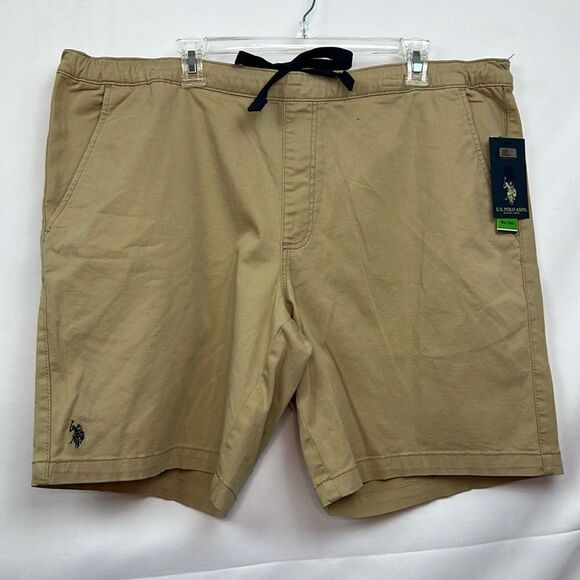 US Polo Association Tan shorts size XXL  NWT - Picture 1 of 13